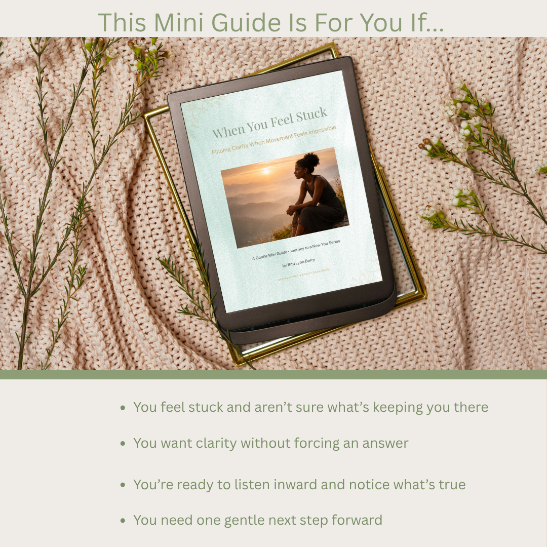 When You Feel Stuck | Self-Guided Reflection Mini Guide – Digital PDF