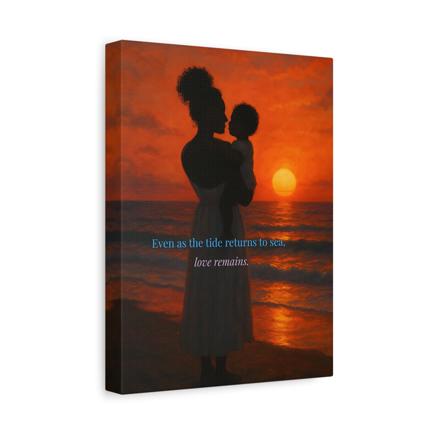Tide & Tenderness – Sunset Silhouette Wall Art