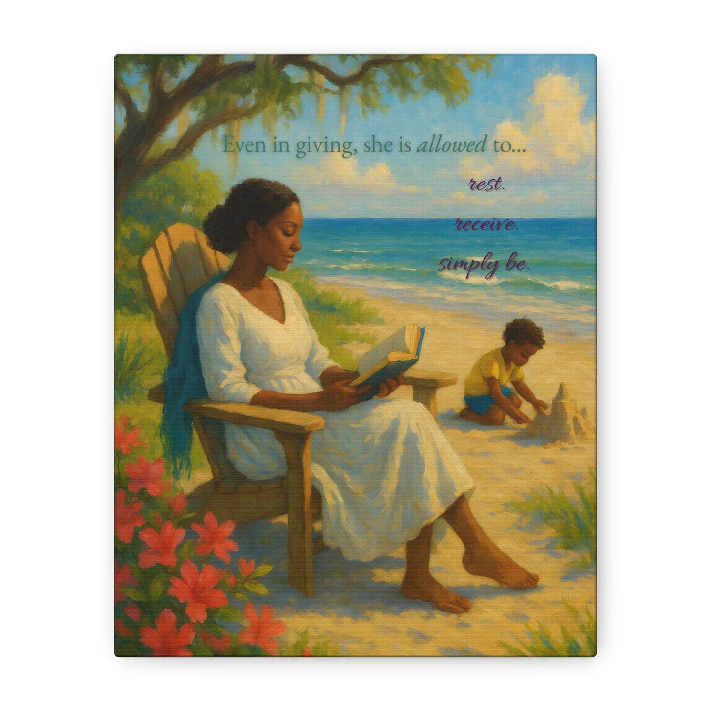 A Moment to Breathe – Canvas Wall Art for Rest, Renewal, and Stillness