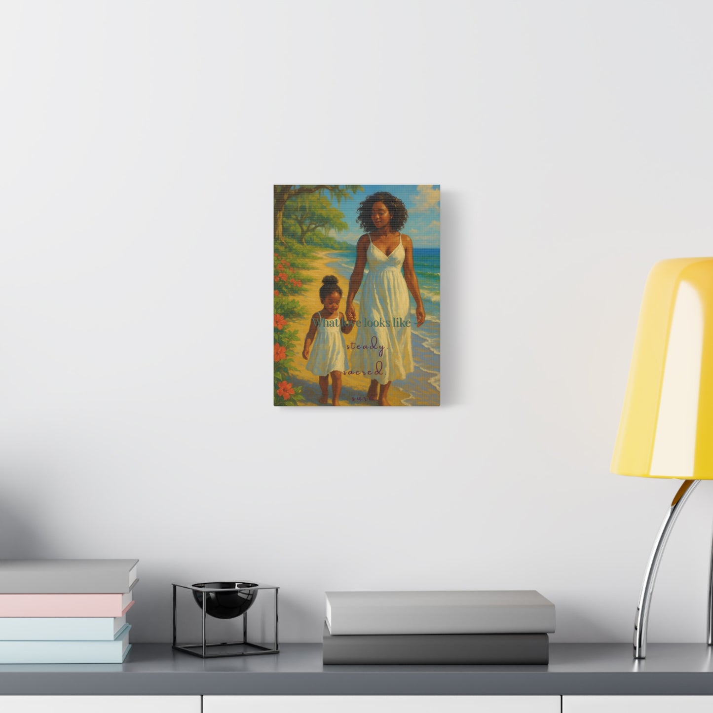 "What Love Looks Like" – Fine Art Canvas Wall Décor for Family, Mothers, and Sacred Spaces