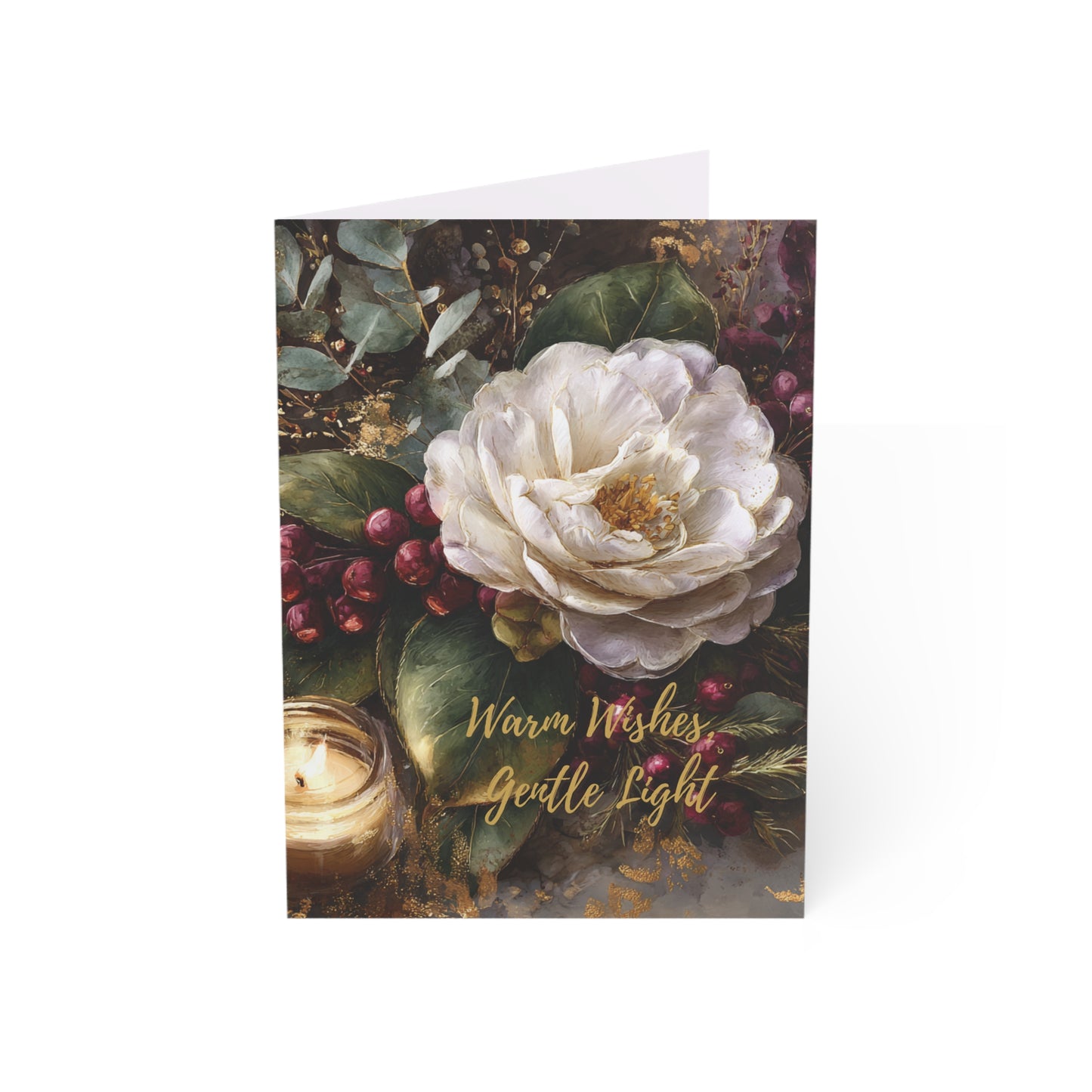 Warm Wishes, Gentle Light – Holiday Greeting Card