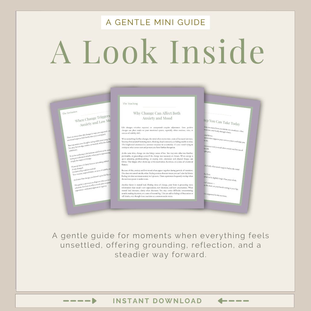 When Everything Feels Unsettled | A Self-Guided Reflection Mini-Guide