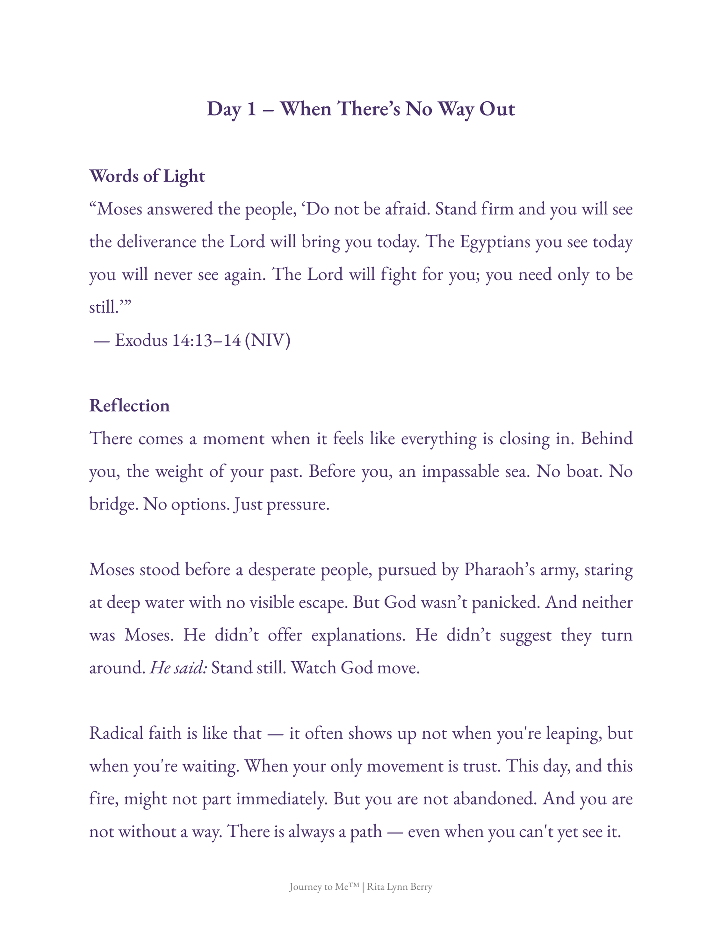 Radical Faith: When You’re in the Fire – A 7-Day Devotional