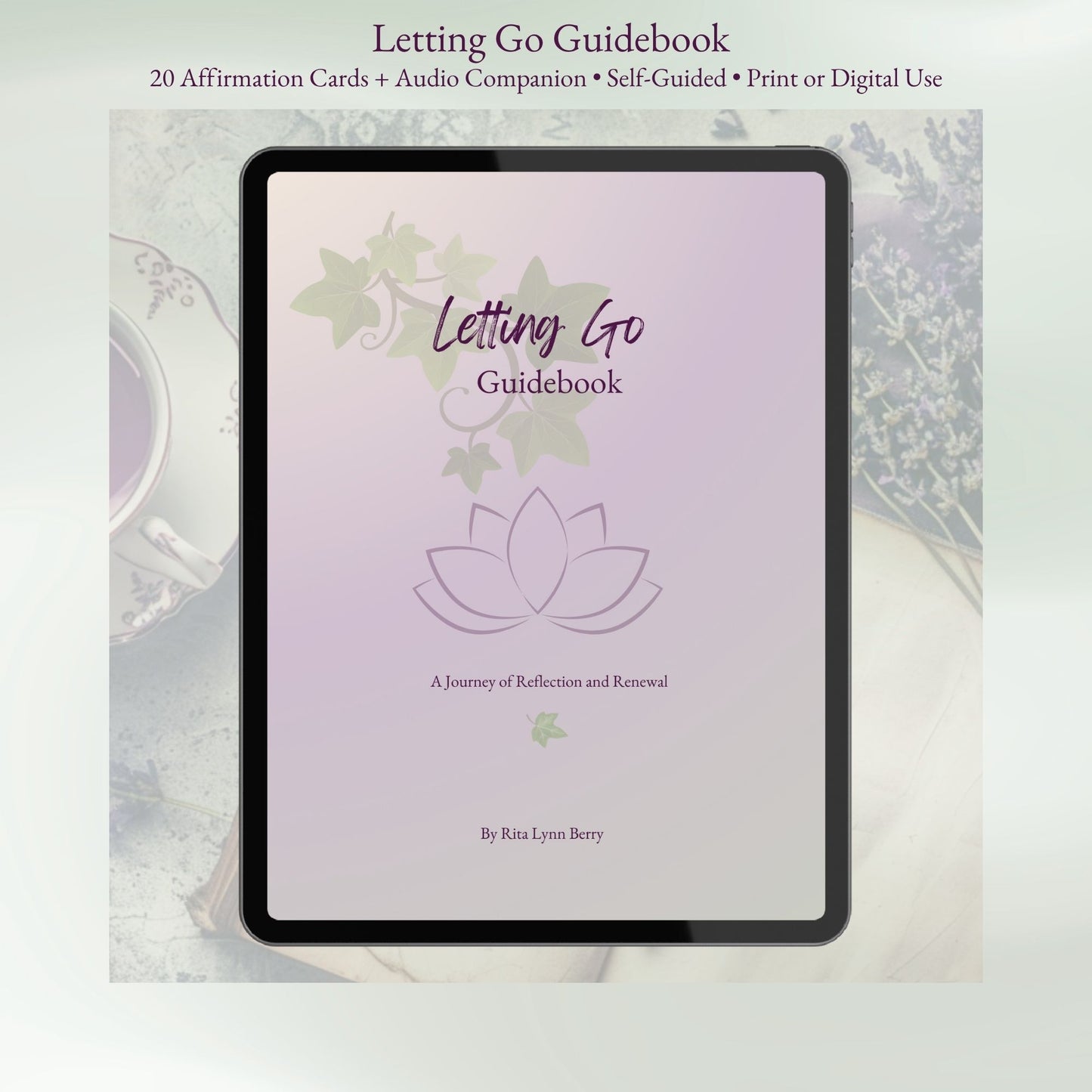 Letting Go Bundle | Affirmation Deck, Guidebook & Journal