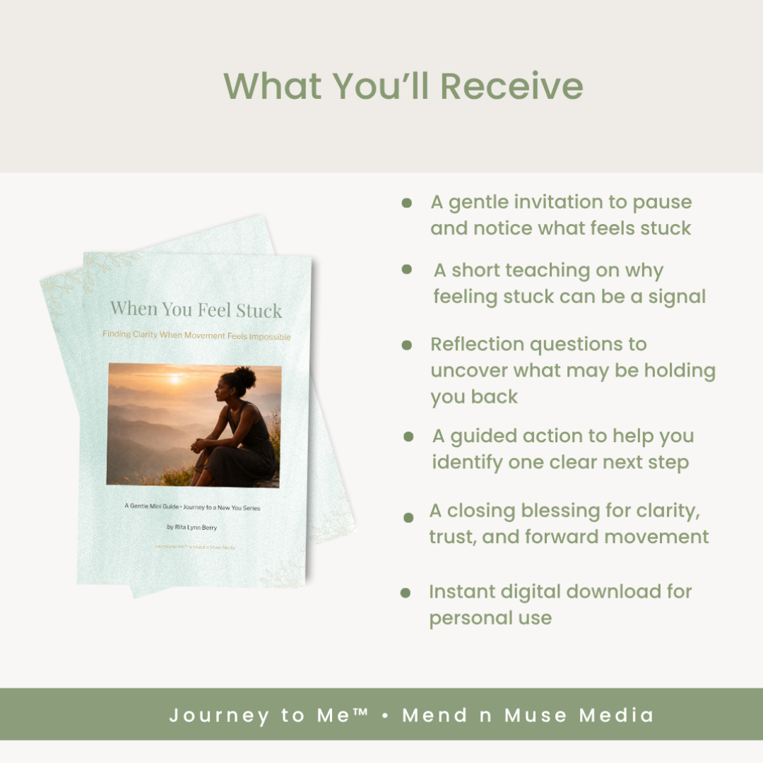 When You Feel Stuck | Self-Guided Reflection Mini Guide – Digital PDF