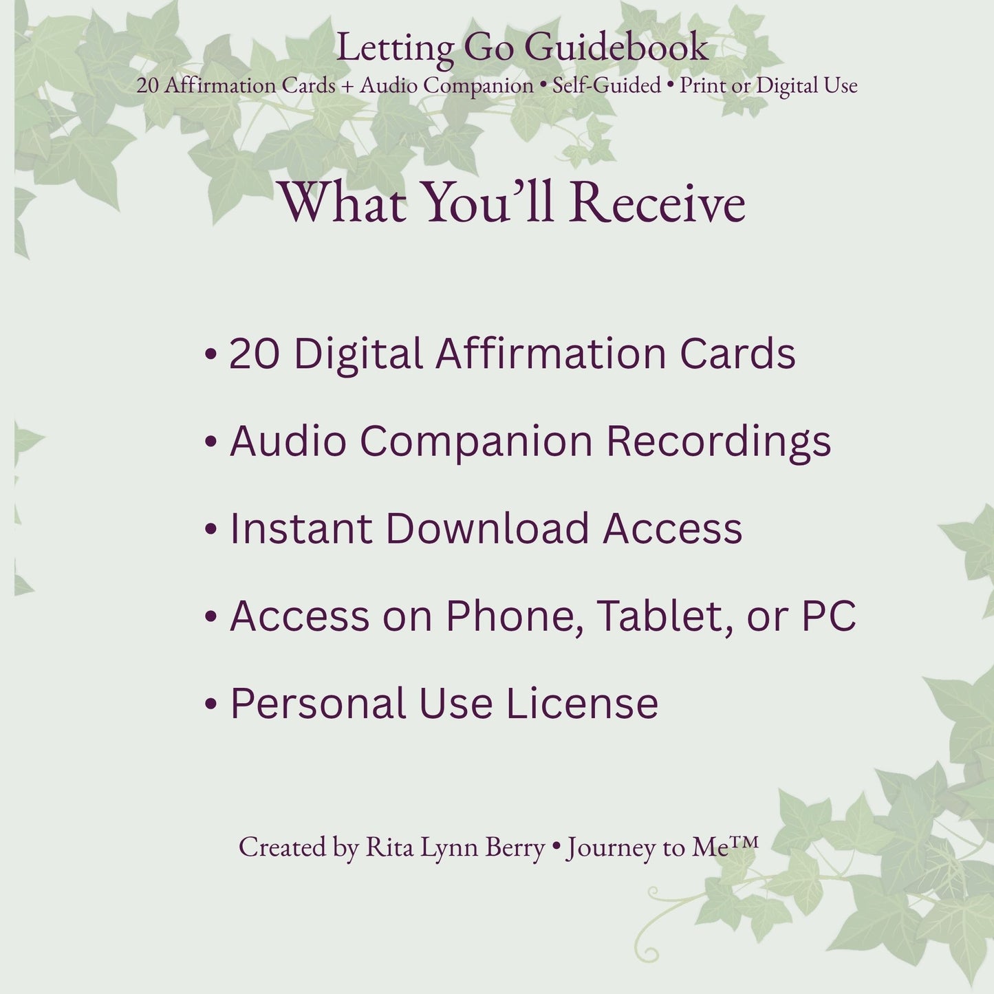 Letting Go: A Guidebook for New Beginnings and Growth