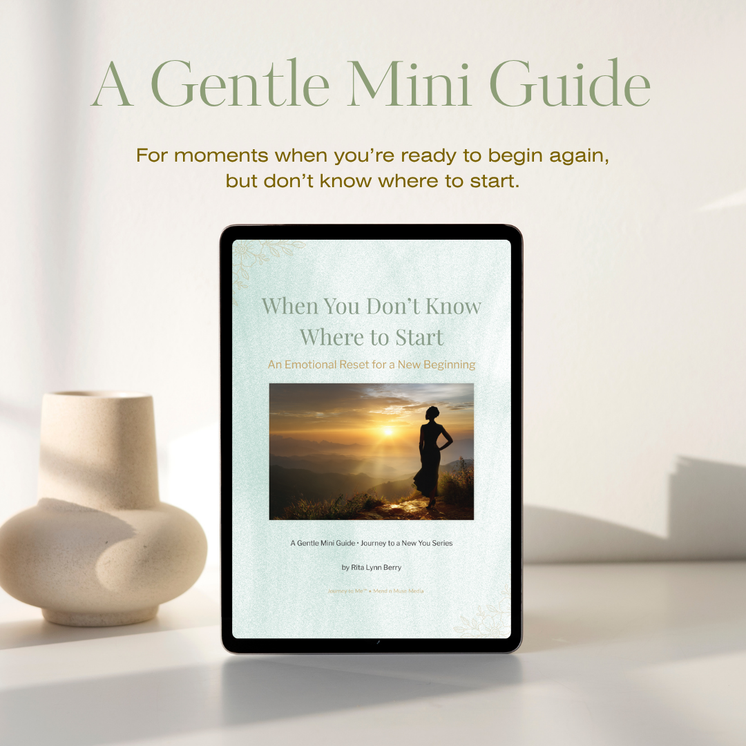 When You Don’t Know Where to Start | First-Step Reflection Mini Guide – Digital PDF