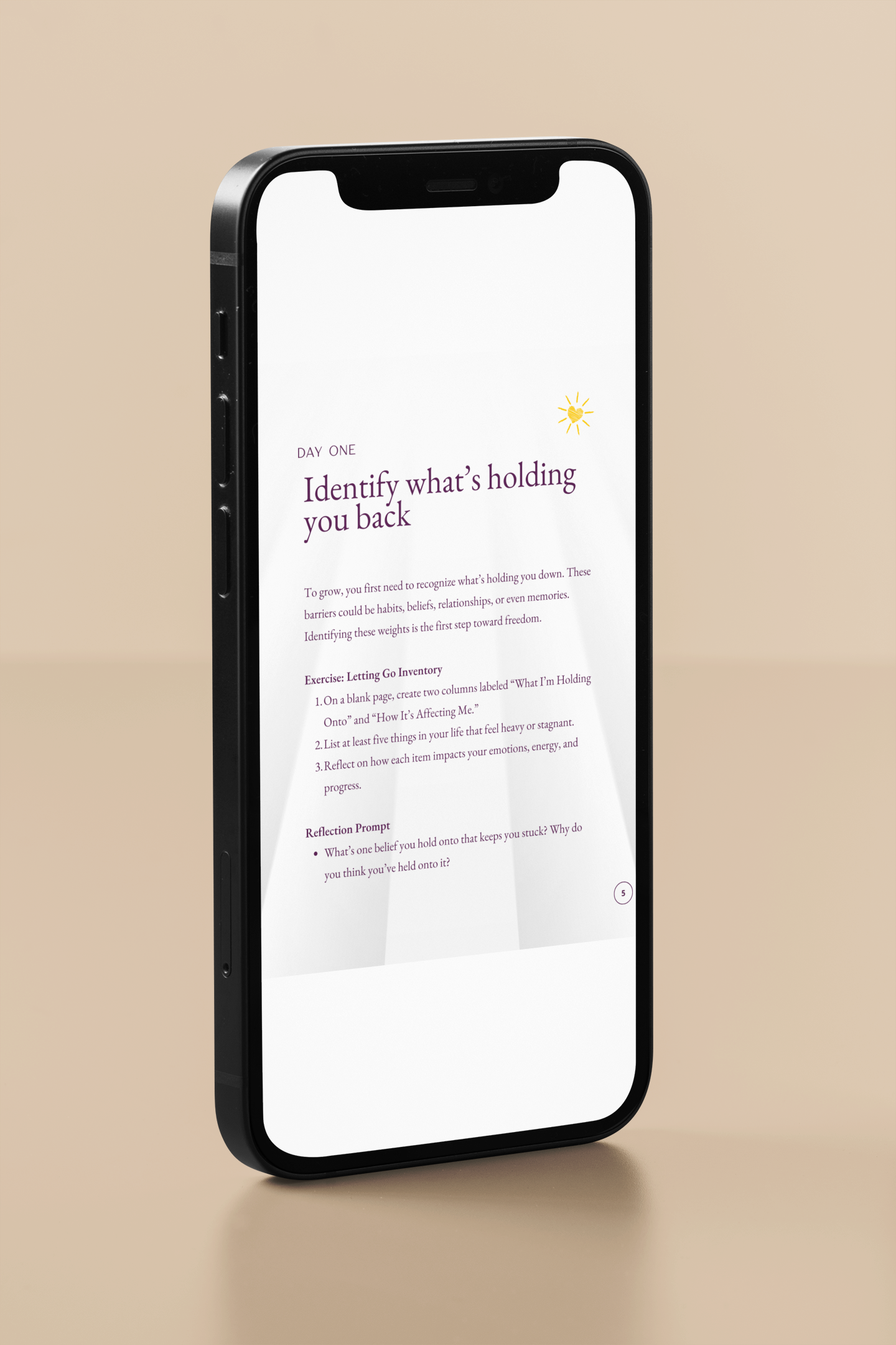 Let Go to Grow: A Guide to Releasing and Thriving Workbook - Digital Download